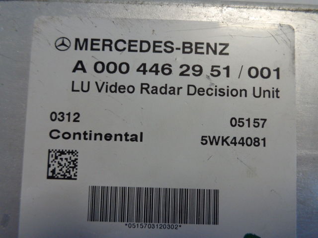 Mercedes-Benz LU video radar decision unit 0004462951 fully working "WORLDWIDE - Elektroniskais vadības bloks (ECU) - Kravas automašīna: foto 3 Mercedes-Benz LU video radar decision unit 0004462951 fully working "WORLDWIDE - Elektroniskais vadības bloks (ECU) - Kravas automašīna: foto 3
