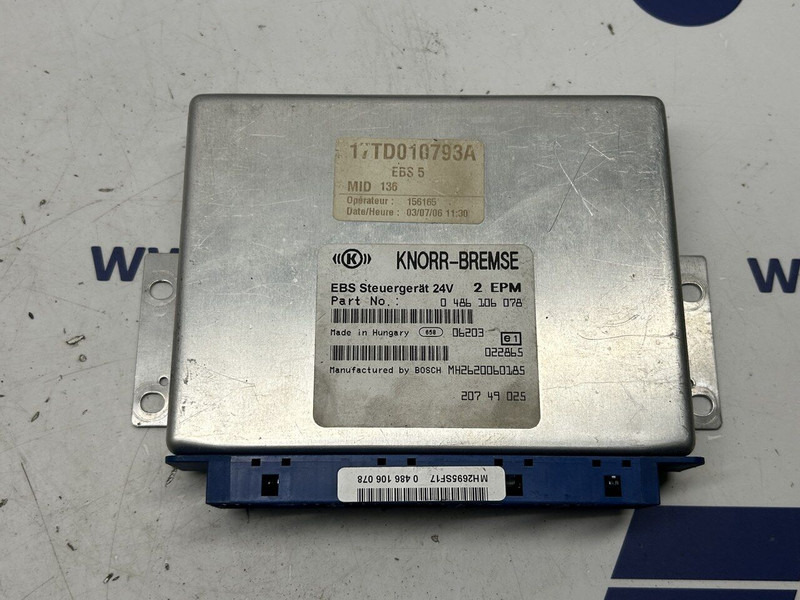 Renault EBS - Elektroniskais vadības bloks (ECU) - Kravas automašīna: foto 1 Renault EBS - Elektroniskais vadības bloks (ECU) - Kravas automašīna: foto 1