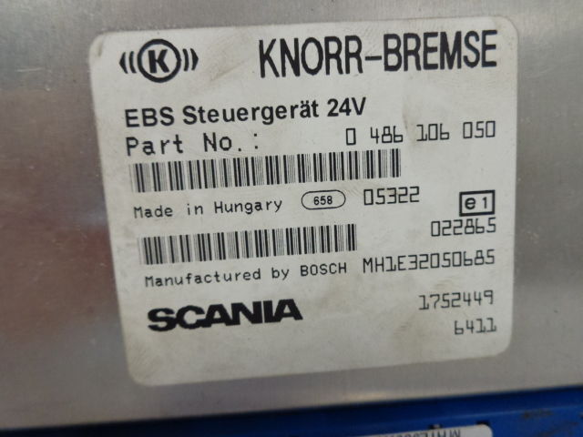 Scania EBS - Elektroniskais vadības bloks (ECU) - Kravas automašīna: foto 4 Scania EBS - Elektroniskais vadības bloks (ECU) - Kravas automašīna: foto 4
