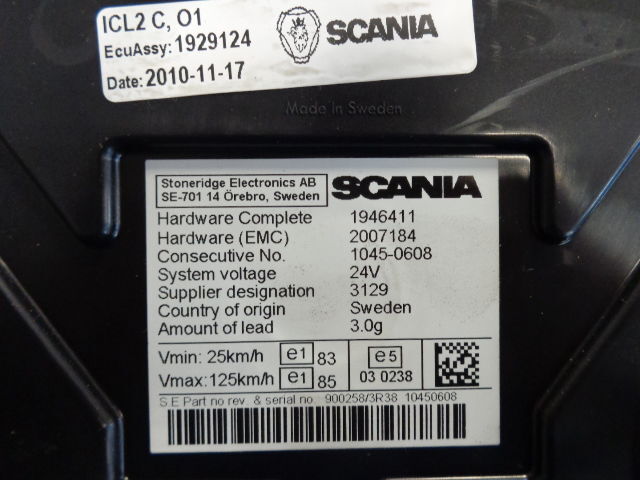 Scania Instrument cluster fully working - Mērinstrumentu panelis - Kravas automašīna: foto 4 Scania Instrument cluster fully working - Mērinstrumentu panelis - Kravas automašīna: foto 4