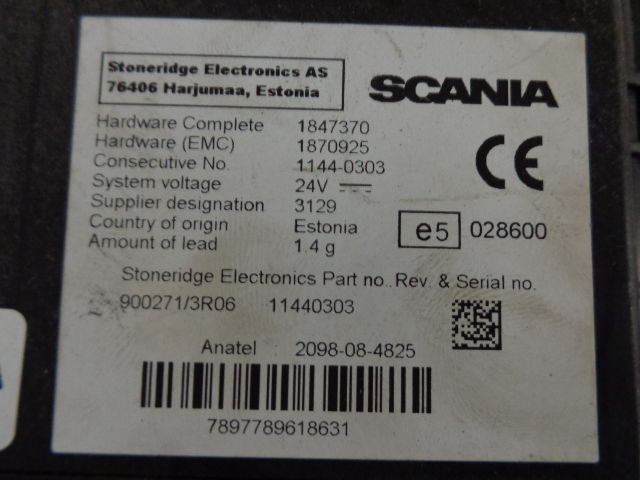 Scania LAS2 - Elektroniskais vadības bloks (ECU) - Kravas automašīna: foto 3 Scania LAS2 - Elektroniskais vadības bloks (ECU) - Kravas automašīna: foto 3