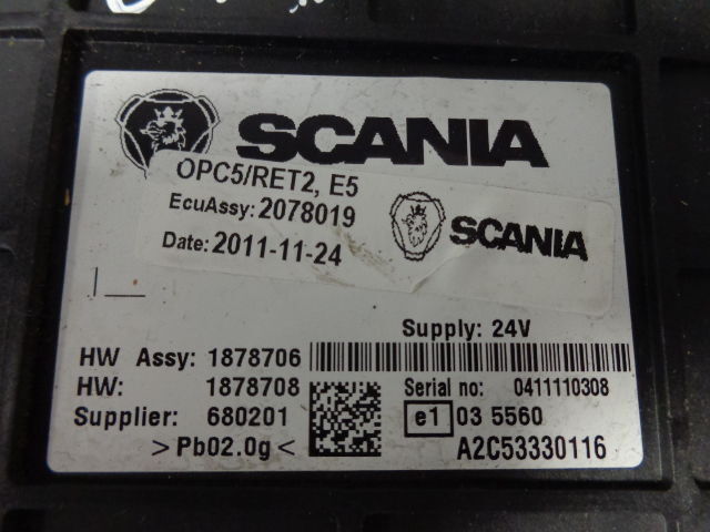 Scania OPC5/RET2 E5 control unit - Elektroniskais vadības bloks (ECU) - Kravas automašīna: foto 2 Scania OPC5/RET2 E5 control unit - Elektroniskais vadības bloks (ECU) - Kravas automašīna: foto 2