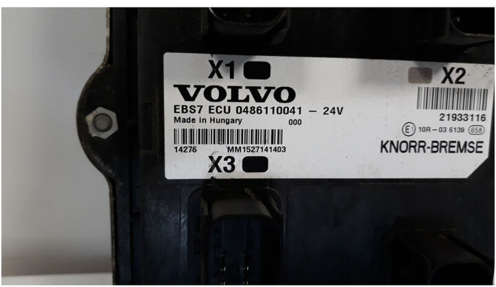 Volvo EBS7 ECU - Elektroniskais vadības bloks (ECU) - Kravas automašīna: foto 5 Volvo EBS7 ECU - Elektroniskais vadības bloks (ECU) - Kravas automašīna: foto 5