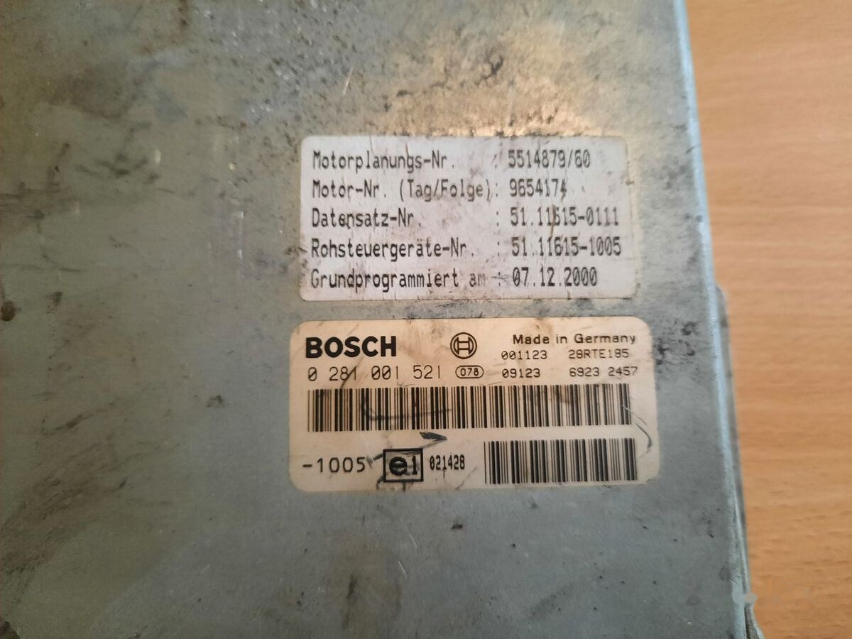 MAN BOSCH 0281001521. 0261200173 \ 020600009 1730575 MAN - Elektroniskais vadības bloks (ECU) - Autobuss: foto 5 MAN BOSCH 0281001521. 0261200173 \ 020600009 1730575 MAN - Elektroniskais vadības bloks (ECU) - Autobuss: foto 5