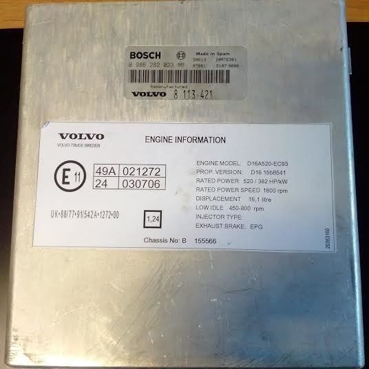 MAN BOSCH 0281001521. 0261200173 \ 020600009 1730575 MAN - Elektroniskais vadības bloks (ECU) - Autobuss: foto 1 MAN BOSCH 0281001521. 0261200173 \ 020600009 1730575 MAN - Elektroniskais vadības bloks (ECU) - Autobuss: foto 1