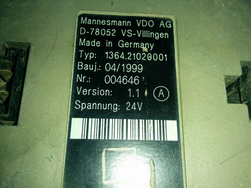 Neoplan MUX2-B - Elektroniskais vadības bloks (ECU): foto 2 Neoplan MUX2-B - Elektroniskais vadības bloks (ECU): foto 2