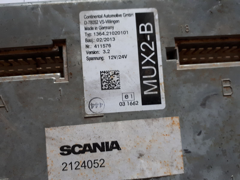 Scania MUX2-B MUX2-M.MUX2-B+/ ZR2-BS/ ZR2-BD - Elektroniskais vadības bloks (ECU): foto 5 Scania MUX2-B MUX2-M.MUX2-B+/ ZR2-BS/ ZR2-BD - Elektroniskais vadības bloks (ECU): foto 5