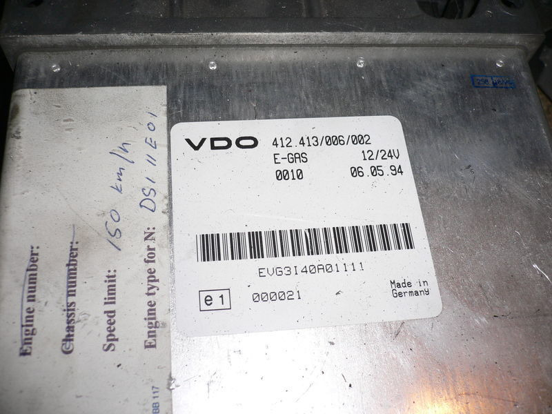 Scania VDO 412.413/006/002 - Elektroniskais vadības bloks (ECU): foto 2 Scania VDO 412.413/006/002 - Elektroniskais vadības bloks (ECU): foto 2
