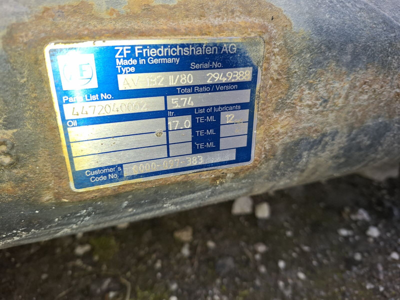 ZF Eaton Неоплан 660.4.22 Мерседес 407. Citara-2.84 DAF-1339G.2.93 - Aizmugurējā ass: foto 2 ZF Eaton Неоплан 660.4.22 Мерседес 407. Citara-2.84 DAF-1339G.2.93 - Aizmugurējā ass: foto 2