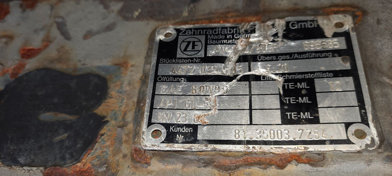 ZF Eaton Неоплан 660.4.22 Мерседес 407. Citara-2.84 DAF-1339G.2.93 - Aizmugurējā ass: foto 4 ZF Eaton Неоплан 660.4.22 Мерседес 407. Citara-2.84 DAF-1339G.2.93 - Aizmugurējā ass: foto 4