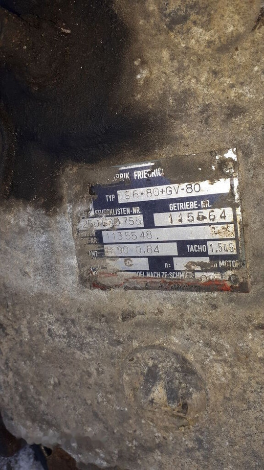 ZF S6 85+GV80/ S6 90 + GV90 Setra 315 - Pārnesumkārba - Autobuss: foto 3 ZF S6 85+GV80/ S6 90 + GV90 Setra 315 - Pārnesumkārba - Autobuss: foto 3