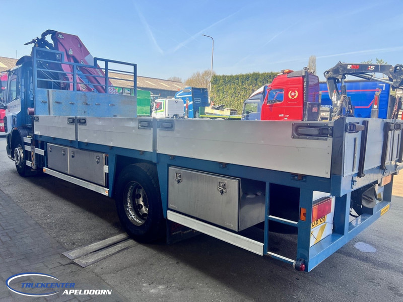 DAF CF 75.310 Manuel, Steel springs, HMF 1560 K3 - Bortu kravas automašīna/ Platforma, Kravas auto ar manipulatoru: foto 4 DAF CF 75.310 Manuel, Steel springs, HMF 1560 K3 - Bortu kravas automašīna/ Platforma, Kravas auto ar manipulatoru: foto 4
