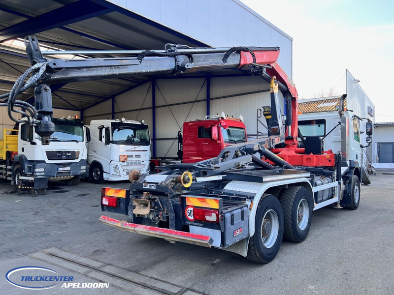 DAF CF 85.410 6x4 Steel springs, Palfinger PK 16001, Palift - Pacēlājs ar āķi, Kravas auto ar manipulatoru: foto 2 DAF CF 85.410 6x4 Steel springs, Palfinger PK 16001, Palift - Pacēlājs ar āķi, Kravas auto ar manipulatoru: foto 2