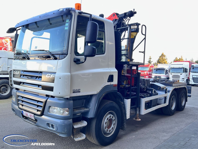 DAF CF 85.410 6x4 Steel springs, Palfinger PK 16001, Palift - Pacēlājs ar āķi, Kravas auto ar manipulatoru: foto 3 DAF CF 85.410 6x4 Steel springs, Palfinger PK 16001, Palift - Pacēlājs ar āķi, Kravas auto ar manipulatoru: foto 3