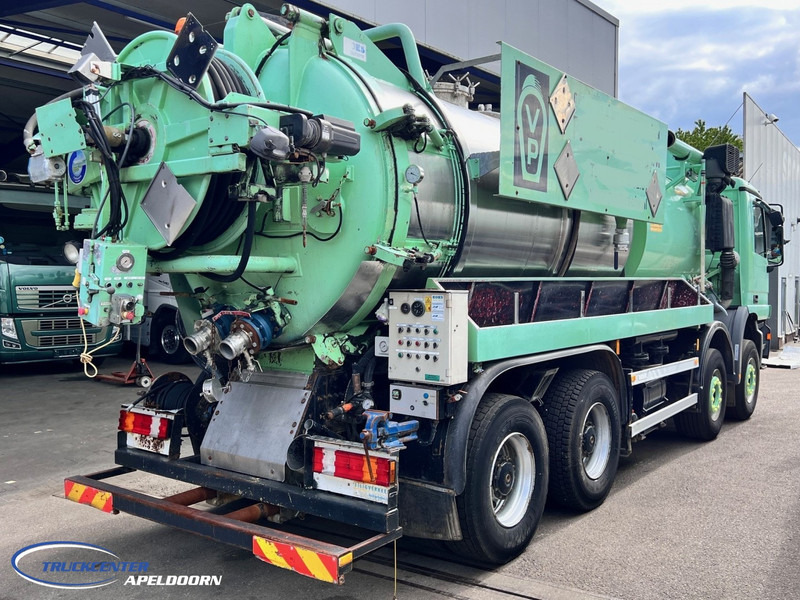 Mercedes-Benz Actros 4140 8x4, Steel springs, ADR, Inox - Asenizācijas mašīna: foto 2 Mercedes-Benz Actros 4140 8x4, Steel springs, ADR, Inox - Asenizācijas mašīna: foto 2
