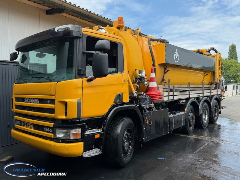Scania P114GB8X2/4 NA 340 Tussenbak ontbreekt - Asenizācijas mašīna: foto 1 Scania P114GB8X2/4 NA 340 Tussenbak ontbreekt - Asenizācijas mašīna: foto 1