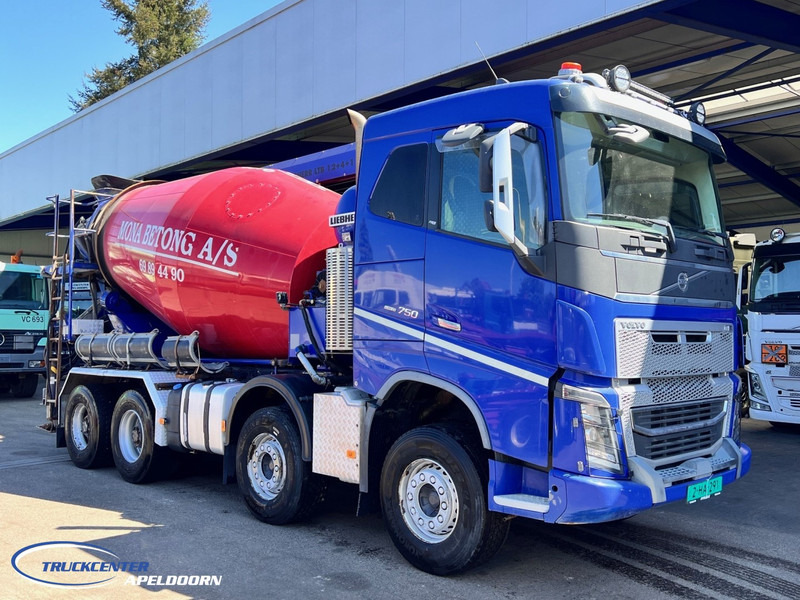 Volvo FH 750 Liebherr 9m3, Conveyer 12+4+1 (Quick coupler!) - Betonvedējs: foto 1 Volvo FH 750 Liebherr 9m3, Conveyer 12+4+1 (Quick coupler!) - Betonvedējs: foto 1