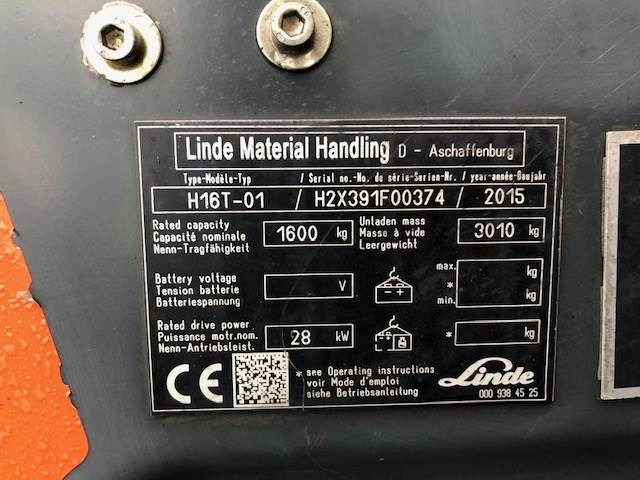 Linde H16T-01 - Gāzes iekrāvējs: foto 3 Linde H16T-01 - Gāzes iekrāvējs: foto 3