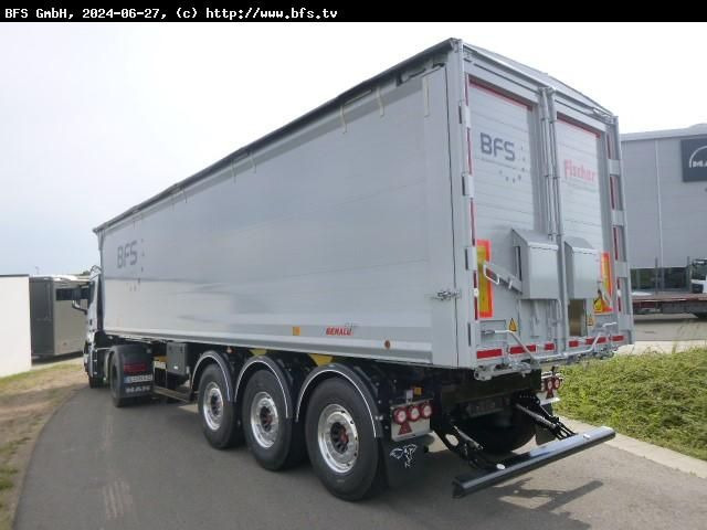 Benalu BULKLINER S  52 m³ Alu-Kastenmulde, Kombiklappe - Puspiekabe pašizgāzējs: foto 2 Benalu BULKLINER S  52 m³ Alu-Kastenmulde, Kombiklappe - Puspiekabe pašizgāzējs: foto 2