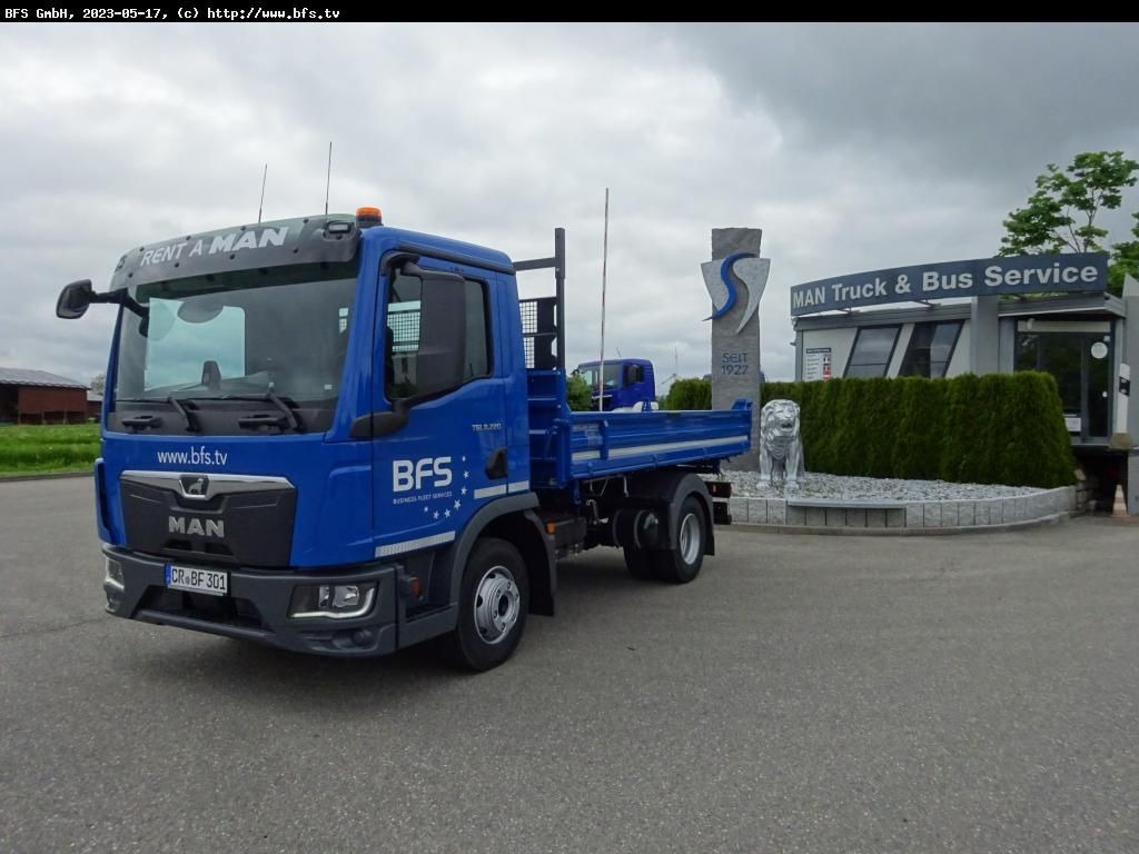 MAN TGL (TG3) 8.220 4x2 BB CH TG3, - Komercauto pašizgāzējs: foto 1 MAN TGL (TG3) 8.220 4x2 BB CH TG3, - Komercauto pašizgāzējs: foto 1