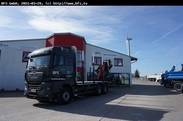 MAN TGX (TG3) 26.510 6x4 BL TG3, Plateau Aufbau - Kokvedējs: foto 1 MAN TGX (TG3) 26.510 6x4 BL TG3, Plateau Aufbau - Kokvedējs: foto 1