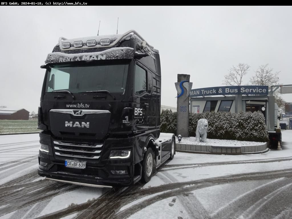 MAN TGX (TG3) 18.640 4x2 LL SA D38, Spiegellos - Vilcējs: foto 1 MAN TGX (TG3) 18.640 4x2 LL SA D38, Spiegellos - Vilcējs: foto 1