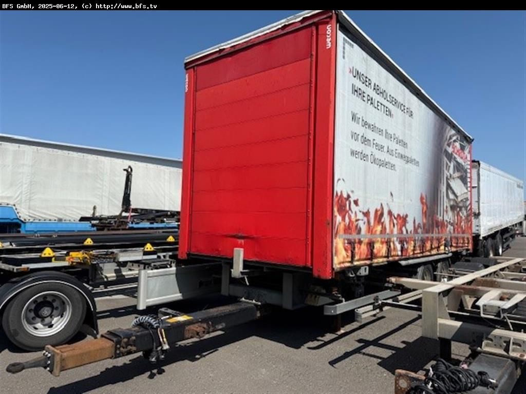 Wecon Anhänger AWZ218 LN BDF mit Staplermitnahme - Piekabe ar tentu: foto 1 Wecon Anhänger AWZ218 LN BDF mit Staplermitnahme - Piekabe ar tentu: foto 1