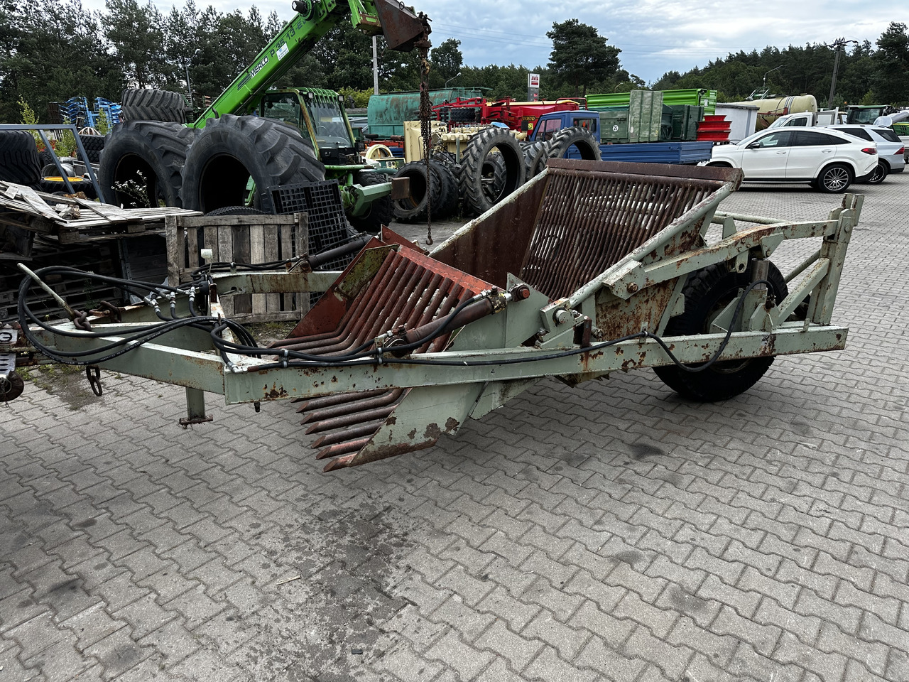 Augsnes apstrādes tehnika Zbieracz kamieni Fortschritt Steinsammler Steinsammelwagen: foto 6