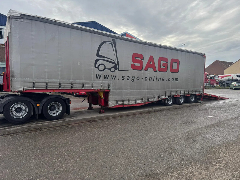 CMT NSP24, SLIDING ROOF, 30 CM SLIDING SIDE WALLS, LAST AXLE STEERING, ELECTRIC WINCH - Puspiekabe zema profila platforma: foto 2 CMT NSP24, SLIDING ROOF, 30 CM SLIDING SIDE WALLS, LAST AXLE STEERING, ELECTRIC WINCH - Puspiekabe zema profila platforma: foto 2