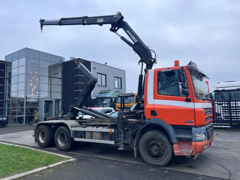 DAF CF 85.380 6X2 + MKG 141 A2 CRANE + 20 TON HOOKLIFT - EURO 3 - MANUAL GEAR - 10 TYRES - Pacēlājs ar āķi, Kravas auto ar manipulatoru: foto 3 DAF CF 85.380 6X2 + MKG 141 A2 CRANE + 20 TON HOOKLIFT - EURO 3 - MANUAL GEAR - 10 TYRES - Pacēlājs ar āķi, Kravas auto ar manipulatoru: foto 3