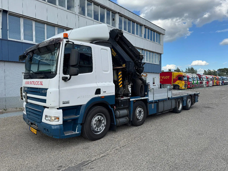 Kravas auto ar manipulatoru DAF CF 85.410 8X2 EURO 5 PALFINGER PK60002 + FLY JIB + REMOTE + TWISTLOCKS: foto 14