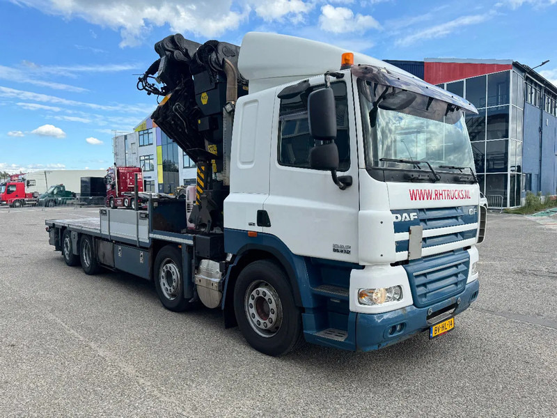 Kravas auto ar manipulatoru DAF CF 85.410 8X2 EURO 5 PALFINGER PK60002 + FLY JIB + REMOTE + TWISTLOCKS: foto 16