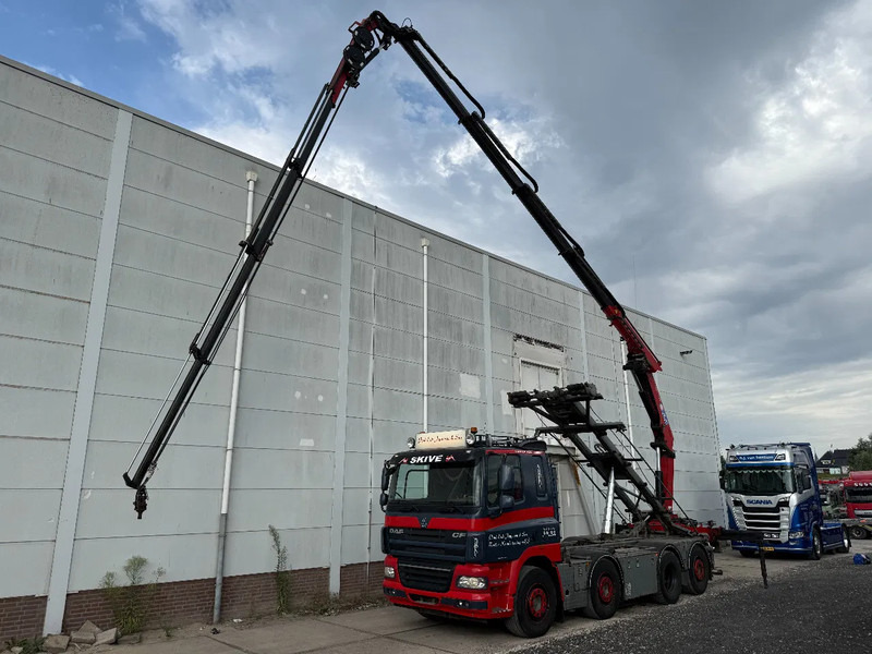 DAF CF 85.460 8X2 + YEAR 2016 HMF CRANE 2620-K4 + FLYJIB + WINCH + REMOTE - Kravas automašīna - kabeļu sistēma, Kravas auto ar manipulatoru: foto 1 DAF CF 85.460 8X2 + YEAR 2016 HMF CRANE 2620-K4 + FLYJIB + WINCH + REMOTE - Kravas automašīna - kabeļu sistēma, Kravas auto ar manipulatoru: foto 1