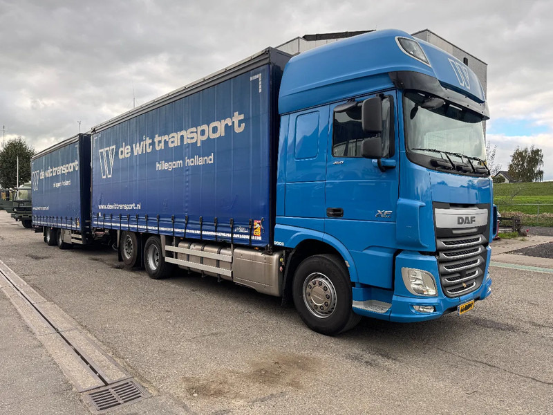 DAF XF 460 6X2 EURO 6 + HERTOGHS HANGER - Kravas automašīna ar tentu: foto 3 DAF XF 460 6X2 EURO 6 + HERTOGHS HANGER - Kravas automašīna ar tentu: foto 3