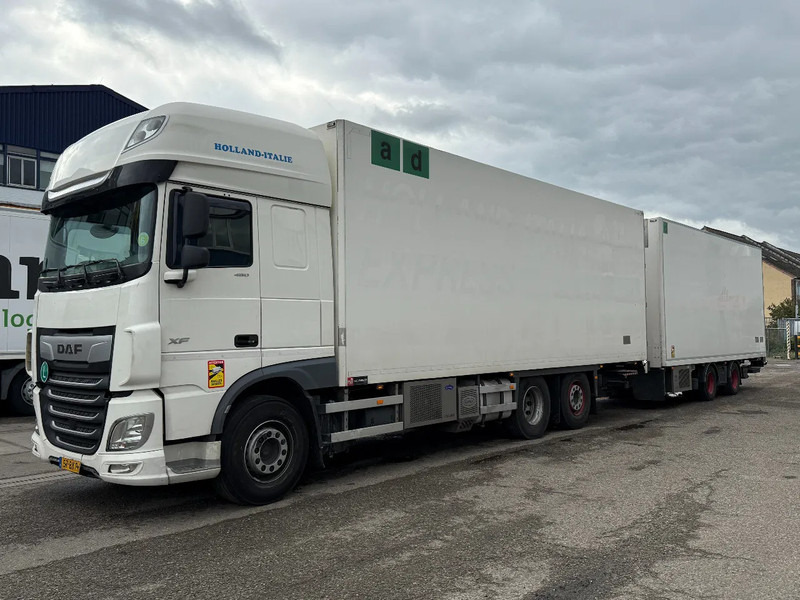 DAF XF 480 6X2 + 2 AXLE HANGER + TRS COOLING + DHOLLANDIA LIFT (2x) - Kravas automašīna refrižerators: foto 1 DAF XF 480 6X2 + 2 AXLE HANGER + TRS COOLING + DHOLLANDIA LIFT (2x) - Kravas automašīna refrižerators: foto 1