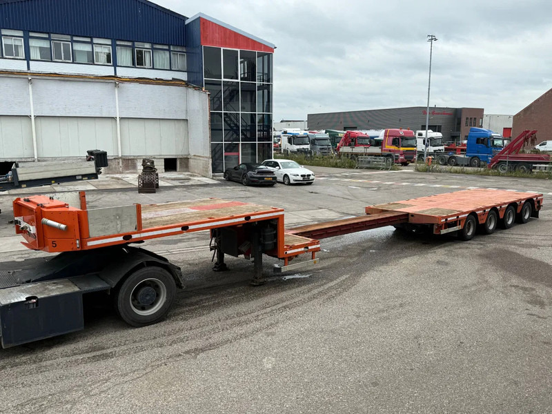 ES-GE 2 AXLE STEERING,, 5 M EXTENDABLE, TUV TILL 206-06-2026 - Puspiekabe zema profila platforma: foto 1 ES-GE 2 AXLE STEERING,, 5 M EXTENDABLE, TUV TILL 206-06-2026 - Puspiekabe zema profila platforma: foto 1
