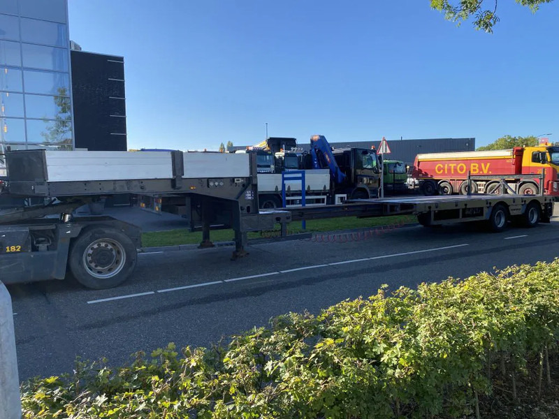 Faymonville STZ-2AA - 2 AXLES STEERING - BED: 7,40 + 3,55 METER - Puspiekabe zema profila platforma: foto 2 Faymonville STZ-2AA - 2 AXLES STEERING - BED: 7,40 + 3,55 METER - Puspiekabe zema profila platforma: foto 2