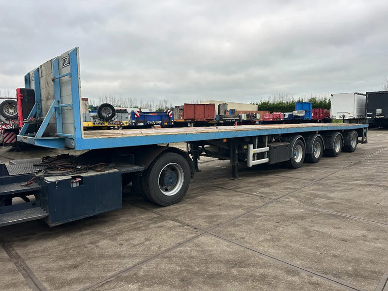 Floor 2 AXLE STEERING an 2 LIFT AXLE - Bortu puspiekabe/ Platforma: foto 1 Floor 2 AXLE STEERING an 2 LIFT AXLE - Bortu puspiekabe/ Platforma: foto 1