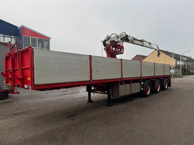 Floor FLO-17-30H + HIAB R-165-F1 - Bortu puspiekabe/ Platforma: foto 1 Floor FLO-17-30H + HIAB R-165-F1 - Bortu puspiekabe/ Platforma: foto 1