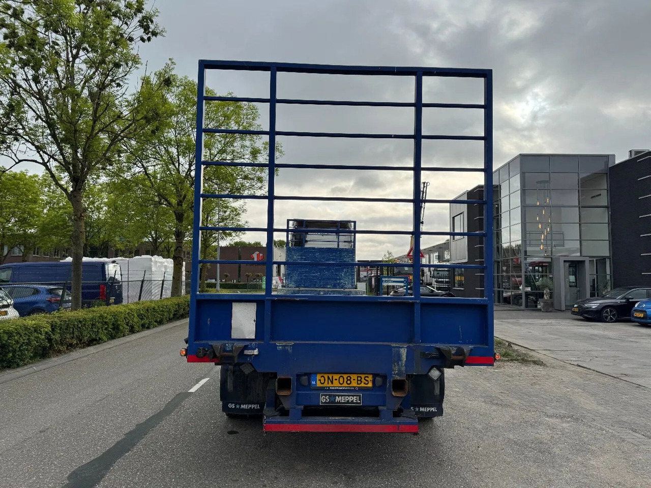 GS Meppel 2 AXLE SAF + MOFFETT KOOIAAP - Bortu puspiekabe/ Platforma: foto 5 GS Meppel 2 AXLE SAF + MOFFETT KOOIAAP - Bortu puspiekabe/ Platforma: foto 5