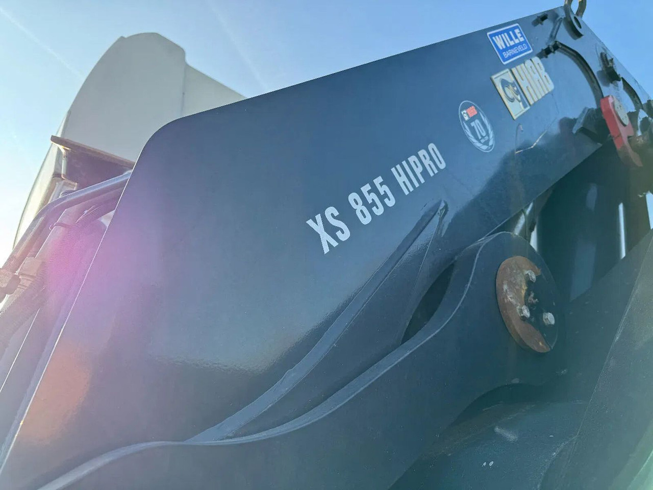 Kravas auto ar manipulatoru, Bortu kravas automašīna/ Platforma Ginaf G6 4140 CF 8X2 - EURO 6 + HIAB 855 EP-6 + REMOTE: foto 7