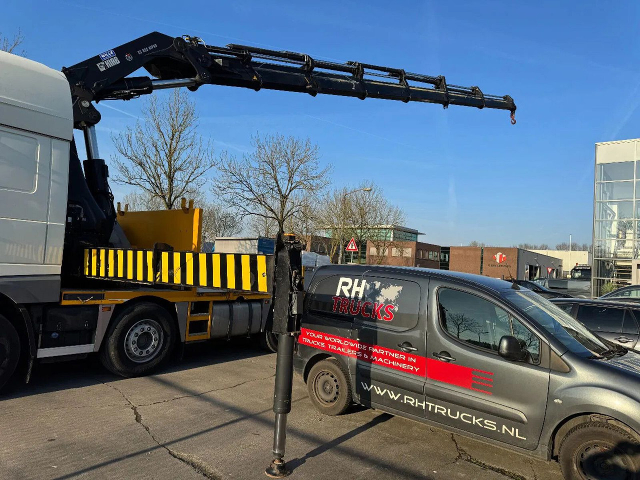Kravas auto ar manipulatoru, Bortu kravas automašīna/ Platforma Ginaf G6 4140 CF 8X2 - EURO 6 + HIAB 855 EP-6 + REMOTE: foto 6