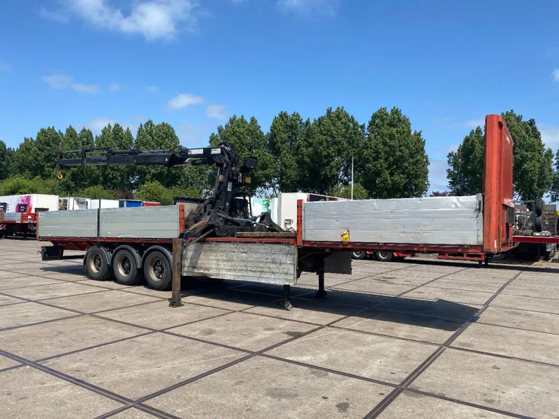 Lecitrailer MET HIAB R165 F3 - Bortu puspiekabe/ Platforma: foto 2 Lecitrailer MET HIAB R165 F3 - Bortu puspiekabe/ Platforma: foto 2