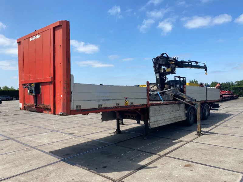 Lecitrailer MET HIAB R165 F3 - Bortu puspiekabe/ Platforma: foto 1 Lecitrailer MET HIAB R165 F3 - Bortu puspiekabe/ Platforma: foto 1