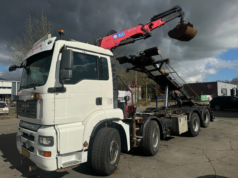 MAN TGA 35.440 8X2 - EURO 4 + HMF 2620K-RC 2018! + REMOTE + HYDRAUTO CABLE LIFT + LIFTING AXLE - Kravas automašīna - kabeļu sistēma, Kravas auto ar manipulatoru: foto 3 MAN TGA 35.440 8X2 - EURO 4 + HMF 2620K-RC 2018! + REMOTE + HYDRAUTO CABLE LIFT + LIFTING AXLE - Kravas automašīna - kabeļu sistēma, Kravas auto ar manipulatoru: foto 3