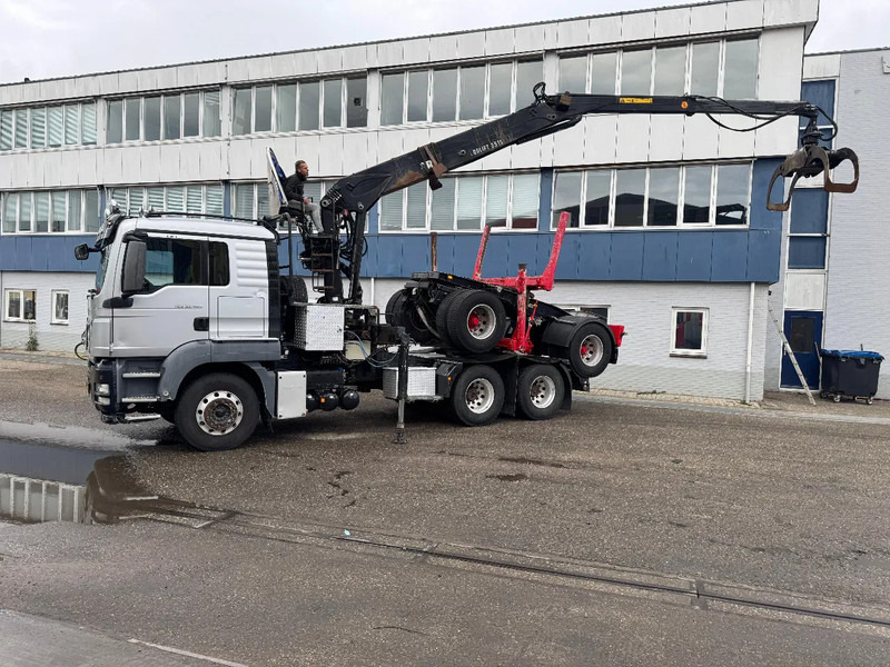 MAN TGS 33.480 6X4 + HIAB 251S.82 + TRAILER 2 AXLE KRAEMER - Kokvedējs, Kravas auto ar manipulatoru: foto 2 MAN TGS 33.480 6X4 + HIAB 251S.82 + TRAILER 2 AXLE KRAEMER - Kokvedējs, Kravas auto ar manipulatoru: foto 2