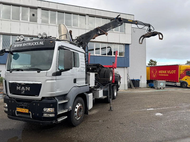 MAN TGS 33.480 6X4 + HIAB 251S.82 + TRAILER 2 AXLE KRAEMER - Kokvedējs, Kravas auto ar manipulatoru: foto 3 MAN TGS 33.480 6X4 + HIAB 251S.82 + TRAILER 2 AXLE KRAEMER - Kokvedējs, Kravas auto ar manipulatoru: foto 3