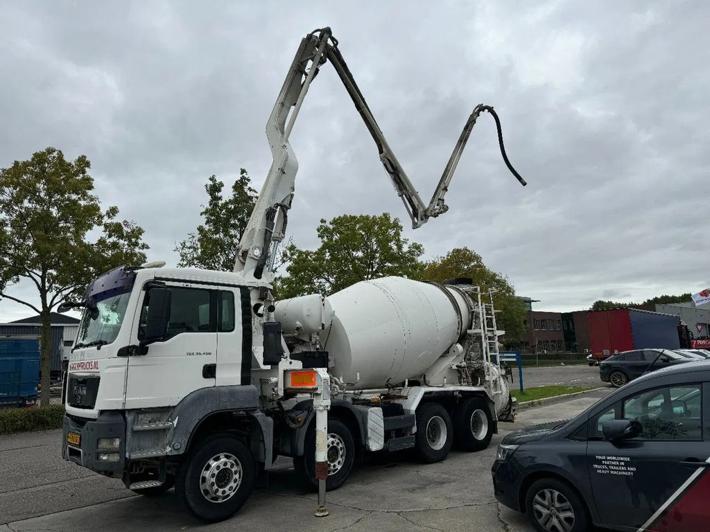 MAN TGS 35.400 8X4 EURO 4 PUTZMEISTER PUMP 21-3 + LI - Betona sūknis ar mikseri: foto 2 MAN TGS 35.400 8X4 EURO 4 PUTZMEISTER PUMP 21-3 + LI - Betona sūknis ar mikseri: foto 2
