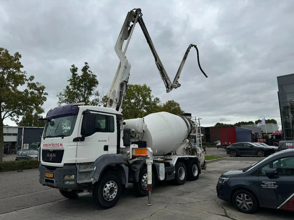 MAN TGS 35.400 8X4 EURO 4 PUTZMEISTER PUMP 21-3 + LI - Betona sūknis ar mikseri: foto 1 MAN TGS 35.400 8X4 EURO 4 PUTZMEISTER PUMP 21-3 + LI - Betona sūknis ar mikseri: foto 1
