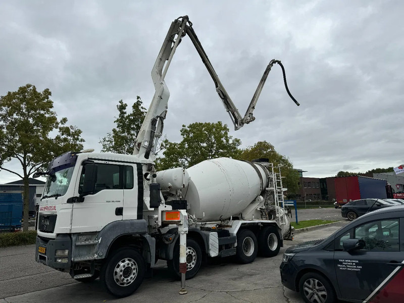 MAN TGS 35.400 8X4 PUTZMEISTER PUMP 21-3 + LIEBHERR MIXER - Betona sūknis: foto 2 MAN TGS 35.400 8X4 PUTZMEISTER PUMP 21-3 + LIEBHERR MIXER - Betona sūknis: foto 2